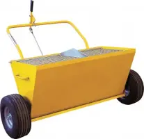 Posipač kvarcnog peska - kolica za odmotavanje