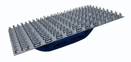 Grebač sa ručkom 245x130mm, Z01418