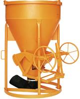 Silos za beton 1016.12H, 1000l cilindrično-konični oblik s okretnim kolom, Z10860