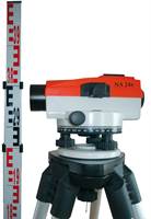 Nivelir set NA 24Ks završen. sa građevinskim tronošcem, tenimetar 5m + nivelacija za pričvršćivanje u koferu., Z109124