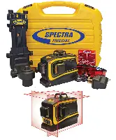 =81= Linijski laserr SPECTRA LT56 3-ravni s punjačem, ciljnom metom, naočarima u koferu, Z120056