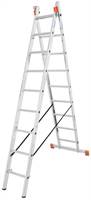 Alu dvostruke merdevine KRAUSE® MONTO® DUBILO® 2x9 gazišta 4,35m, RV=5,25m, 9,7kg, Z129475
