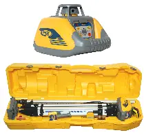 Rotacioni laser-set SPECTRA HV 101 sa stativom, mernom letvom i prijemnikom u koferu, Z140201