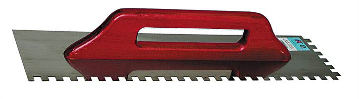 Gleter Profi 500x130x0,7mm E10 nazubljeni - ručka pričvršćena vijkom, 25kom/karton, Z1742410