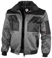 Pilotska jakna QUALITEX sivo/crna, 265 g/m², vel. XXL, Z23621XXL