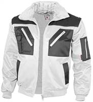 Pilotska jakna QUALITEX bijelo/siva, 265g/m², vel. M, Z23669M