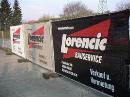Bauzaun-Sichtschutzblende 340x175cm, Digitaldruck, 21-50Stk 330g/m², Z34017520