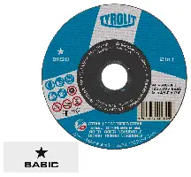 Rezna ploča za čelik 41 125x1,6x22,23mm ravna A46Q-BFB TYROLIT, Z34332873