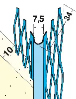 Unutarnji ugaonik 1005 3 m 1 bunt = 25 kom 81bunt/pal, Z41005300