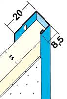 Obrubni profil 1122 2,5m 1 bunt = 25 kom 70bunt/pal, Z41122250