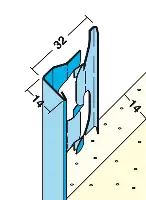 Završni profil 1210 14mm 3,0m/štg, 25štg/bunt, 80bunt/pal, Z41210300