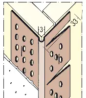 PVC ugaoni profil 3767 3,0 m 20kom/kart 182kart/pal, Z43767300