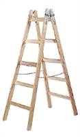 Merdevine drvene dvodelene 4 1,36x0,50x0,13m ÖNORM EN 131, Z4