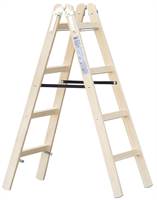 Drvene merdevine 4 stepenika, 1,34x0,47x0,13m, Z4X