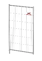 Element mobilne ograde za vrata F2 2000x1200mm, Z5412298109337