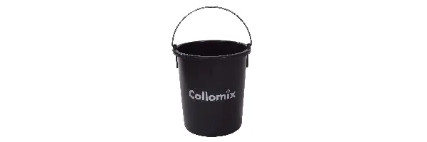 Kanta za mort 30 litara s metalnom ručkom, crna, od kvalitetnog PE, Z60173