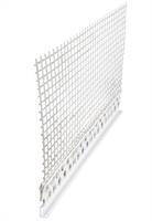 Završni profil WDVS, PVC s mrežicom 2,5m/štanga, 5mm debljina maltera, 25štg/kart, 109kart/pal, Z6410305001