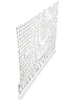 Završni profil WDVS, PVC s mrežicom 2,5m/štanga, 5mm debljina maltera, 25štg/kart, 109kart/pal, Z6410305001