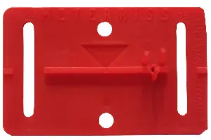 Pločica za razmere RS21R crvena samoljepljiva sa četkom, 200kom/paket, Z700021RS