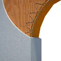 Widra APB bez PVC-a po štangi A 2,95 m 1 karton = 118 m, Z7018