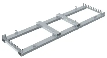 Transportna paleta TP 25 3,55x1,18m za mobilnu ogradu, Z7021143