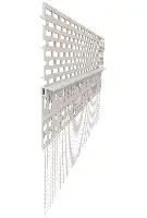 Dachbelüftungsprofil PVC mit Gewebe 2,5lfm/Sta 25Sta/Kart 20Kart/Pal, Z9224LO