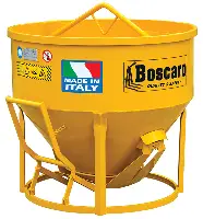 Silos za beton C-15 150l konični oblik s donjim pražnjenjem, 50kg, ZC15