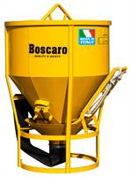 Silos za beton CT-50 500l konusnog oblika s gumenim crijevom i polugom, 115kg, ZCT50