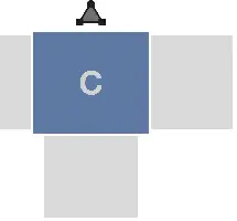 Transportno postolje "C" GEDA 500Z/ZP 2, 1,6x1,4x1,1/1,8m, 2 utovarne podnice, 1 istovarna podnica, ZG1045