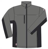 Softshell jakna LO-ACTIVE sivo/crna 300 g/m² vel. 50 5kom/pak, ZLO-ACTAS-SJ50