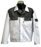 Bluza LO-PROTEC bela/siva 245 g/m² vel. 52, ZLO-PROTEC-BJ52