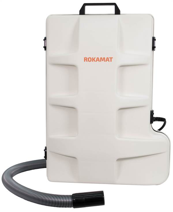 Leđni usisavač ROKAMAT RVC-L s 5 papirnatih filter vrećica, Z100R