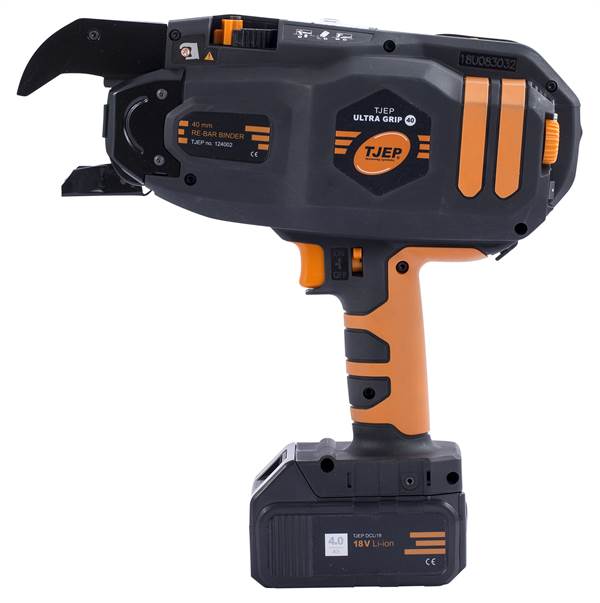 =81= Aparat za vezivanje žice oko armature TJEP ULTRA GRIP 40 s 2 baterije, punjačem, žicom, u koferu, Z124002