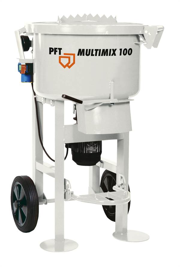 Horizontalna prinudna mešalica PFT MULTIMIX 100 2,0kW/230V/50Hz Inhalt 100l, Z00627405