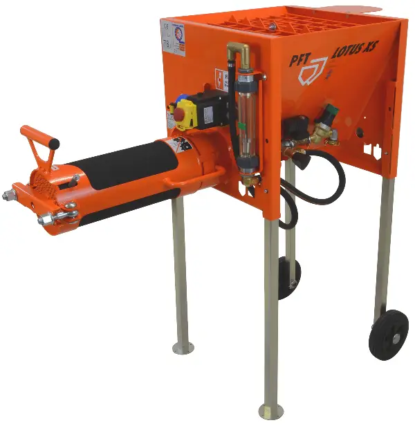 Protočni mešač PFT LOTUS XS R 230V/1,3kW sa gumenom cevi za mešanje, Z00754071