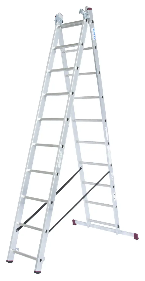 Merdevine višenamenske Alu KRAUSE® CORDA® 3x10 gazišta 2,80-6,15m, 16,0kg, Z033406