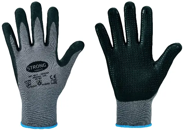 Radne rukavice HANDAN STRONGHAND®, sive, EN388+EN407, vel. 10, 120pari/kart, Z061310