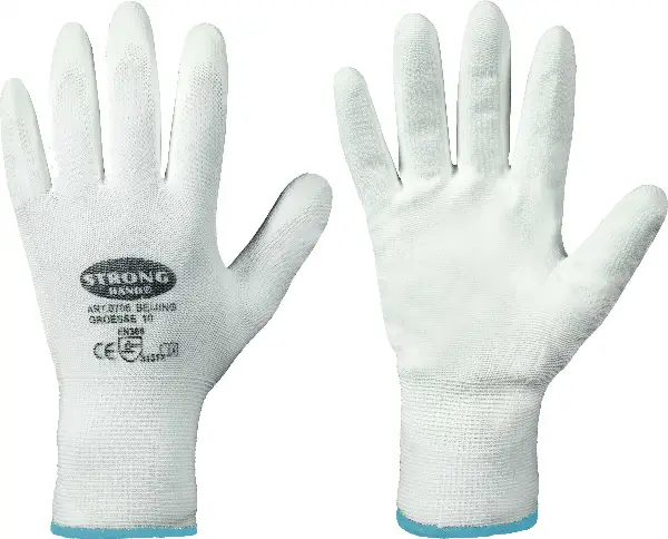 Radne rukavice CLASSIC BEIJING STRONGHAND®, bijele, EN388, vel.11, 240pari/kart, Z070611
