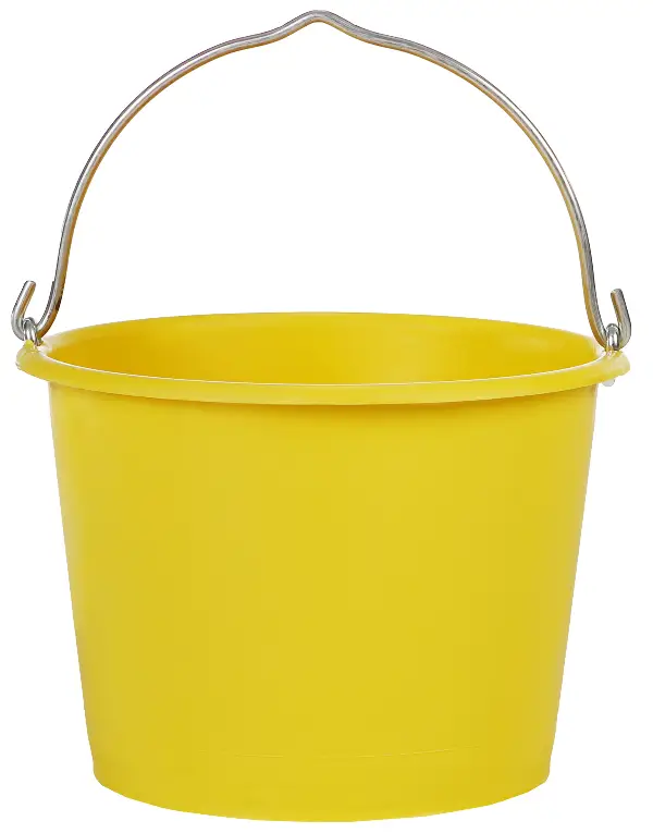 Građevinska kanta žuta 12 litara s ručkom 600kom/pal, Z1101226