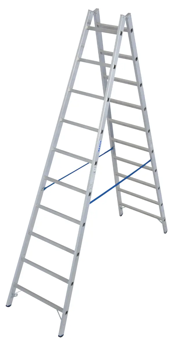 Ljestve dvostruke Alu KRAUSE® STABILO® 2x10 gazišta 2,90m, RV=4,10m, 10,7kg, Z124937