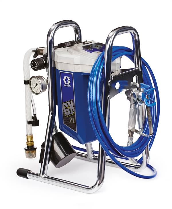 Airless uređaj za prskanje GX 21 230V sa pištoljem za prskanje, crevom, 2 mlaznice, Z17G183