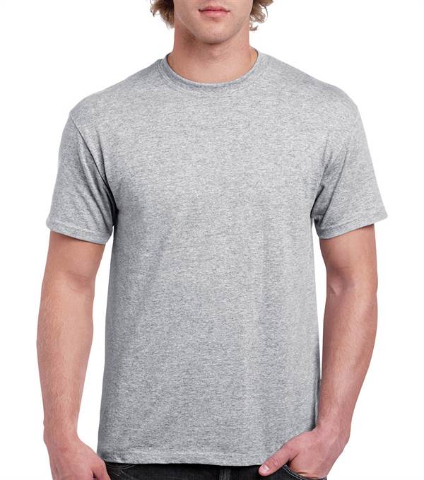 T-Shirt kratki rukav Gildan Heavy Cotton, sport crvena/ siva, 180 g/m², vel. XXL, Z18009SGXXL