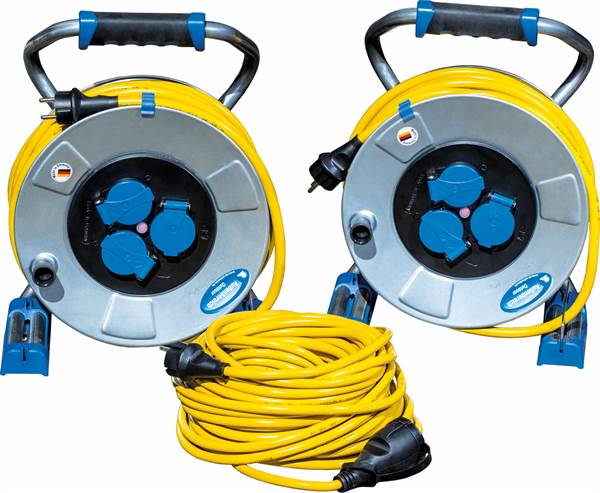 Motalica za kabl metalna/produžni kabl set POWERTEAM 3AT Typ 3G2,5, Z19133