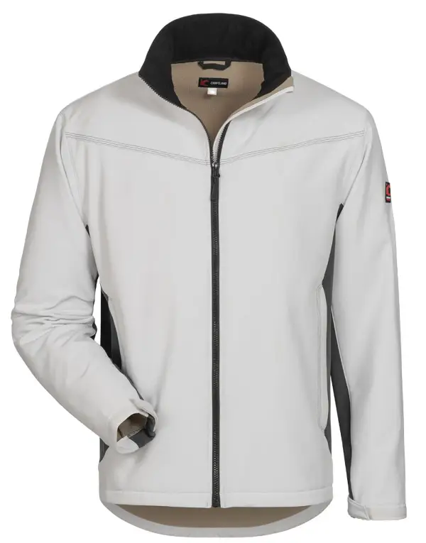 Softshell jakna LAURIN CRAFTLAND®, bijelo/siva, vel. L, Z19972L