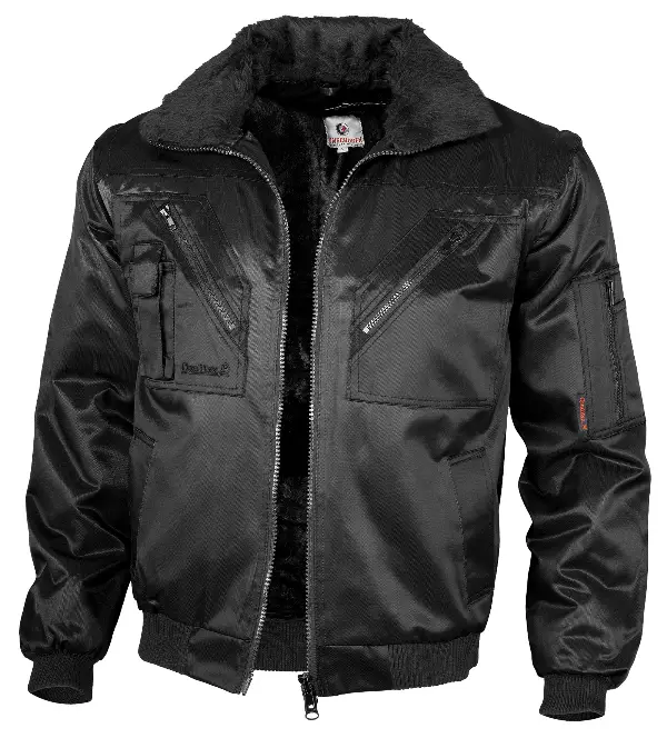 Pilotska jakna QUALITEX crna, 265 g/m², vel. L, Z23618L