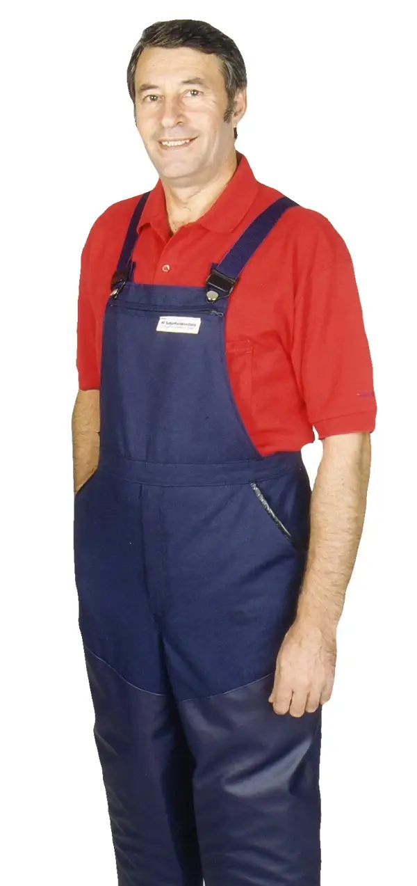 Bodenleger-Latzhose blau Gr. 52, Z31112152B