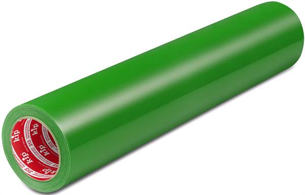 Zaštitna folija KIP samoljepljiva, zelena, 500mm x 100m, 6rola/karton, Ne odgovaramo za sveže nanesenu boju!, Z31351