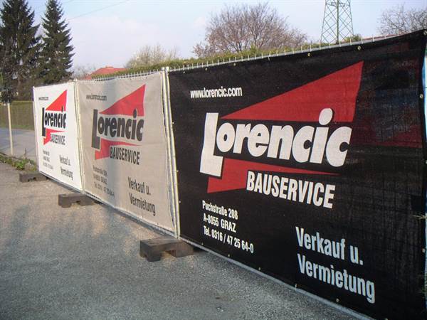 Mreža za ogradu 340x175cm, digitalna štampa, 51-100 kom 330g/m², Z34017550