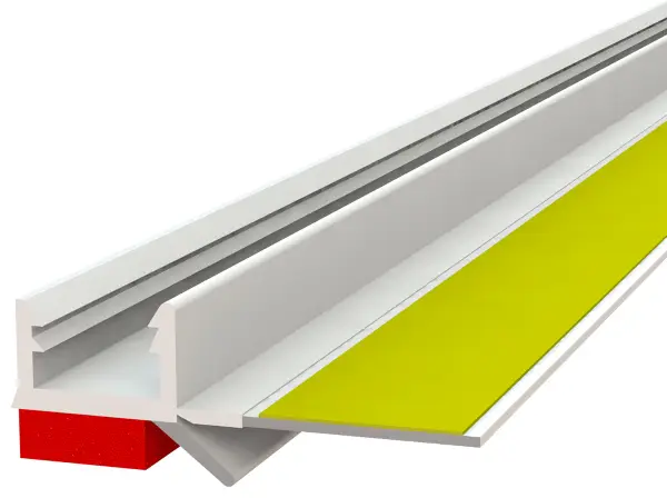 Letvica za žbukanje i zaštitu 10mm,unutarnja CRVENA, DL,flex., ES, 2,6m/štg 60štg/kart 42kart/pal, Z3765260LO