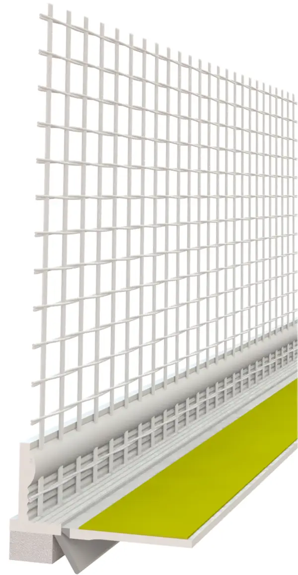 Letvica za žbukanje i zaštitu 6mm, s mrežicom, DL, 2,5m/štg 60štg/kart 21kart/pal, Z3797250LO